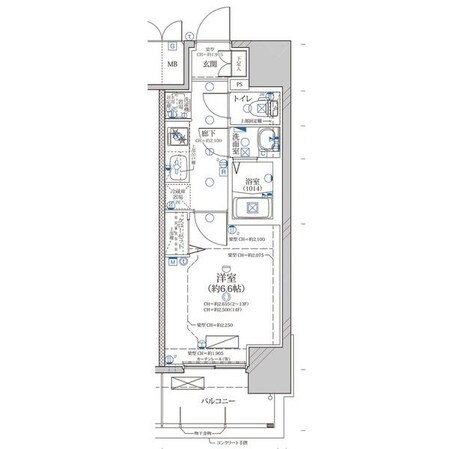 浅間町駅 徒歩5分 13階の物件間取画像